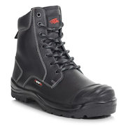 PB15 Black DDR High Leg Combat Boot